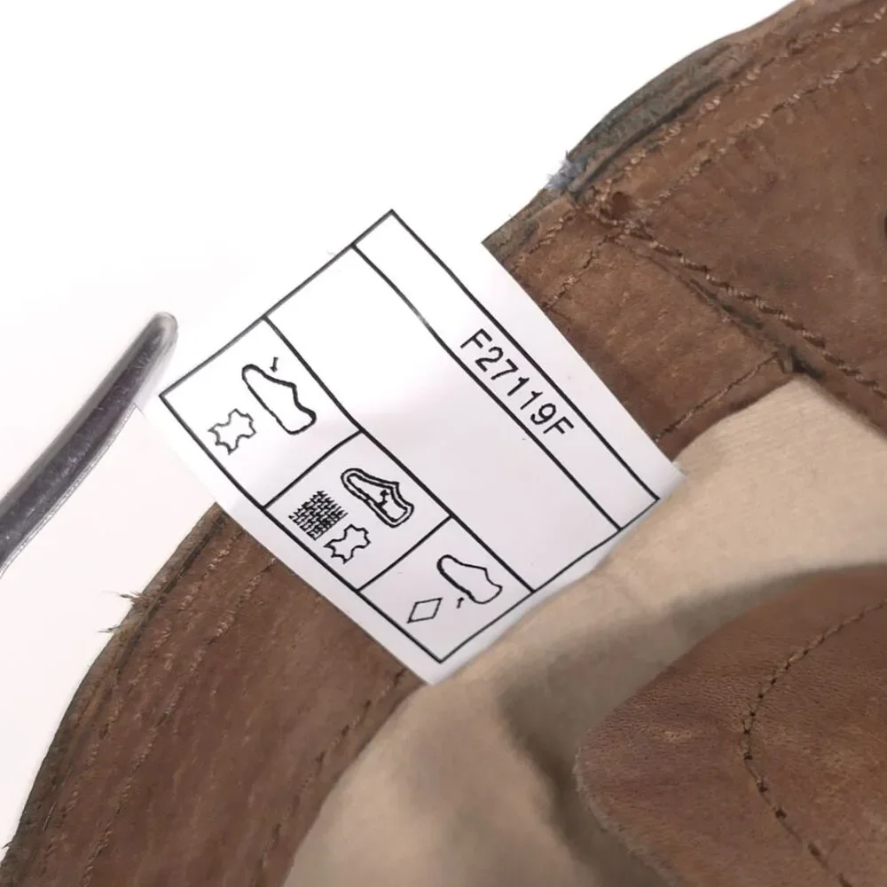 UGG Women's Sneakers 9.5 Brown‎ Leather High Top Tassel Zip Lace Up Casual